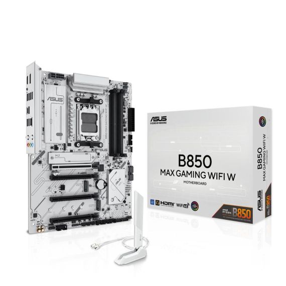 ASUS B850 MAX GAMING WIFI W, AMD, Socket AM5, A | 90MB1M10-M0EAY0