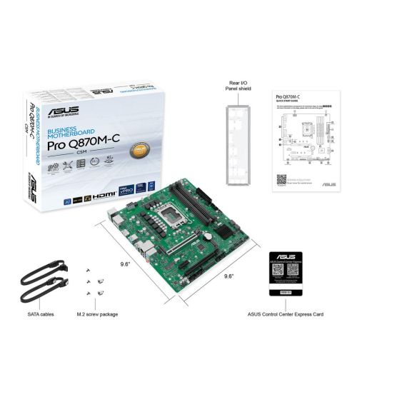 Intel Q870, LGA1851, 4 x DIMM slots, max / 256 | 90MB1KEP-M0EAYC