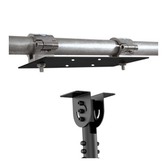 HAGOR / Mounting component (ceiling plate, 2 pipe clamps)  | 2239