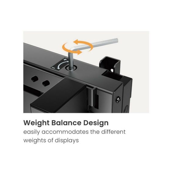 Equip Pro / Bracket / for 2 flat panels / steel / black  | 650370