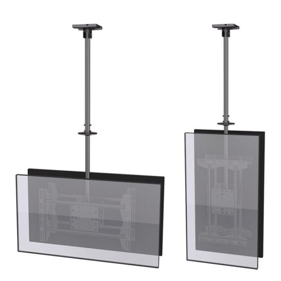 Equip Pro / Bracket / for 2 flat panels / steel / black  | 650370