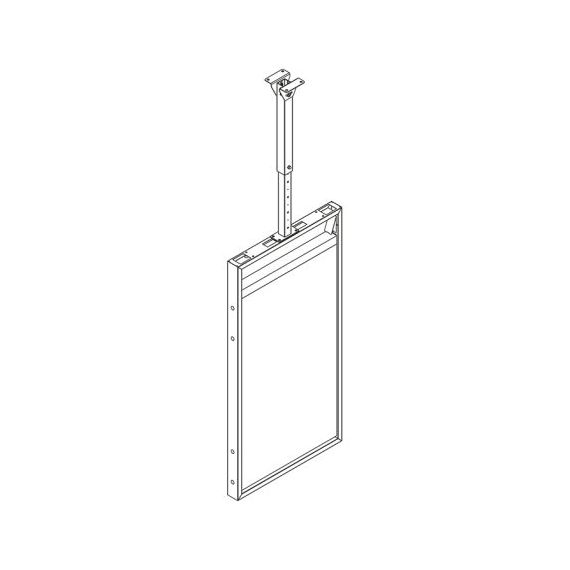 HAGOR Ceilingmount OM46N-D / Bracket / for flat panel / bl | 1899