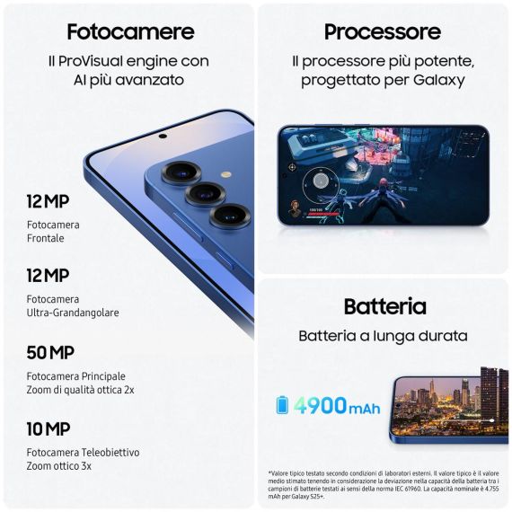 Samsung Galaxy S25+ / 5G smartphone / dual-SIM / | SM-S936BLGGEUE