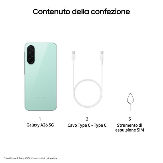 Samsung Galaxy A26, 17 cm (6.7"), 6 GB, 128 GB,  | SM-A266BLGBEUE