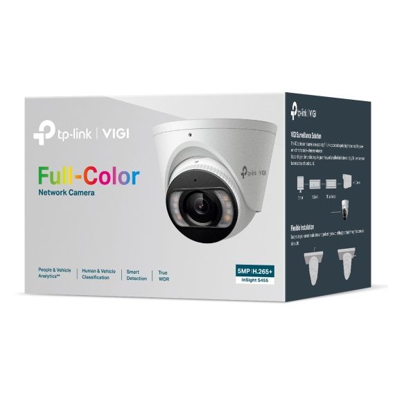 VIGI 5MP Full-Color Turret Network Camera,  | InSight S455(2.8mm)