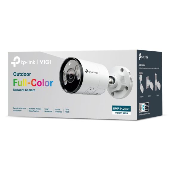 VIGI 5MP Outdoor Full-Color Bullet Network Ca | InSight S355(4mm)