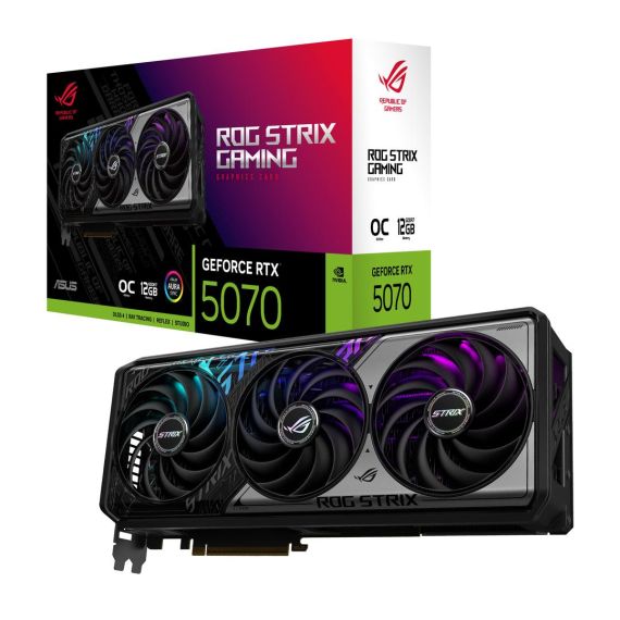 ASUS ROG -STRIX-RTX5070-O12G-GAMING, GeForce RT | 90YV0M80-M0NA00