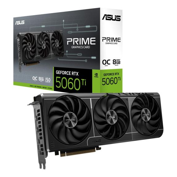 Prime GeForce RTX 5060 Ti 8GB GDDR7 OC Edition  | 90YV0MP0-M0NA00