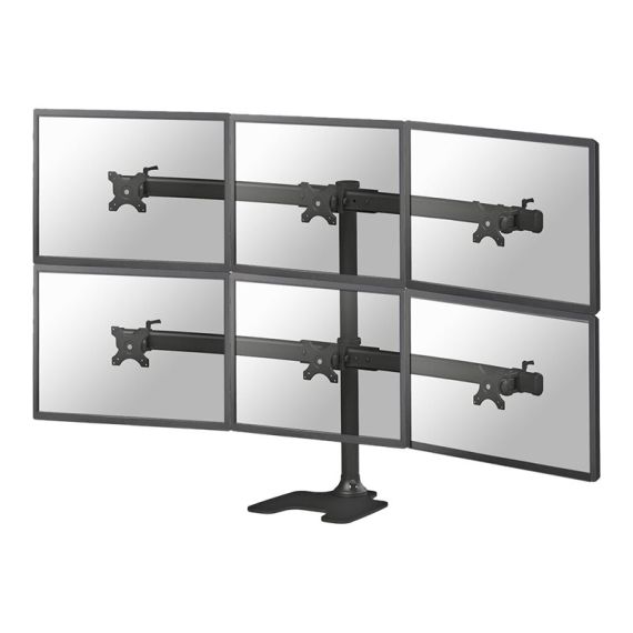 Neomounts FPMA-D700DD6 / Stand / for 6 LCD displays / black / scr