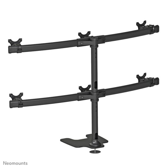 Neomounts FPMA-D700DD6 / Stand / for 6 LCD displays / black / scr
