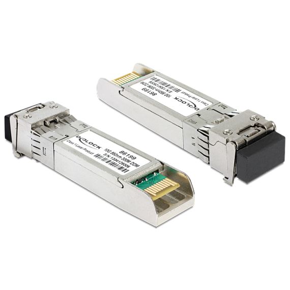 Delock / SFP+ transceiver module / 10 GigE / 10GBase-SR / | 86199