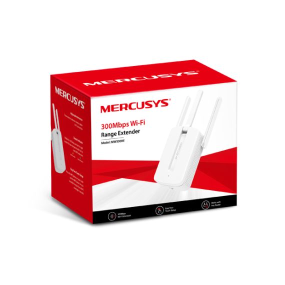 Mercusys 300Mbps Wi-Fi Range Extender, Network repeater | MW300RE