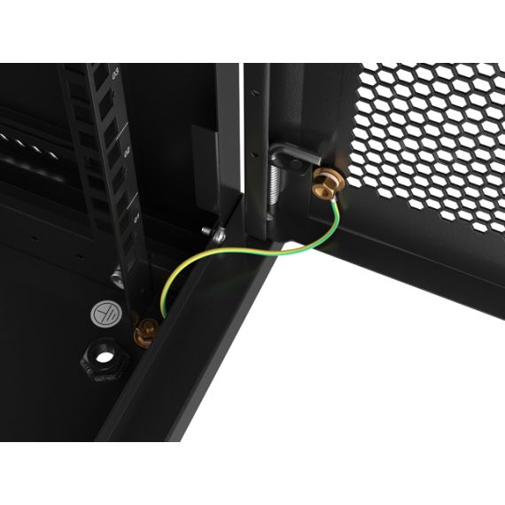 Lanberg WF01-6404-23B / Wall mounted rack / 4U / 60 kg / IP20 / 1