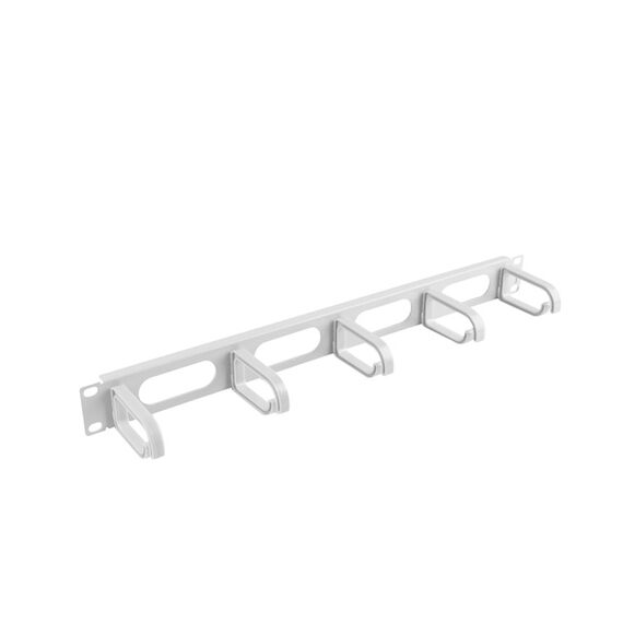 Lanberg AK-1205-S / Cable management panel / Grey / Metal / 48.3