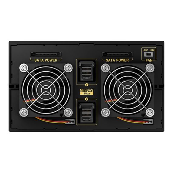 ICY BOX IB-2281SAS-12G / Storage drive cage / 2.5" / black
