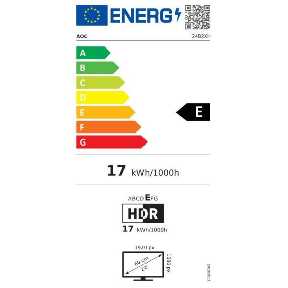AOC 24B2XHEU LED monitor 24 (23.8 viewable) 1920 x 24B2XHEU