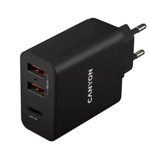 Canyon Powerful Technology Multi-USB Wall Charger, 2.4A H-08