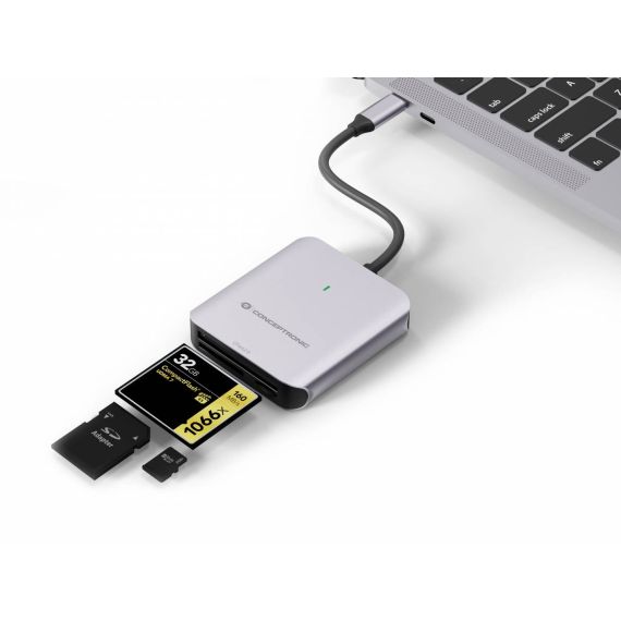 Conceptronic Card USB 3.2 Gen2 CFast SDTF 4.0 UHSII BIAN09G