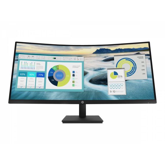 HP P34hc G4 PSeries LED monitor curved 34 3440 x 21Y56AAABB