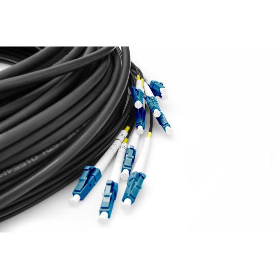 DIGITUS / Breakout cable / LC/UPC single-mod | DK-2A33CUE50BK-BBB