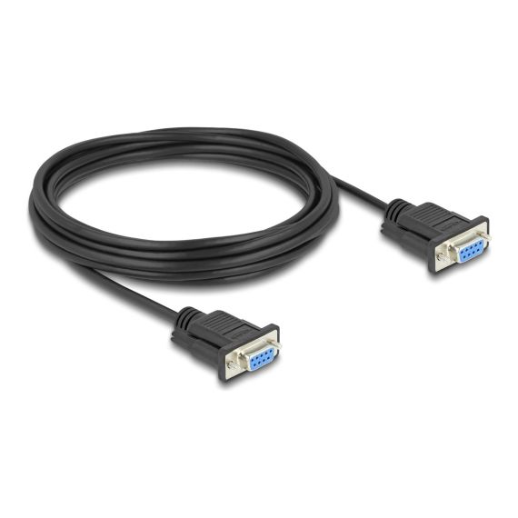Delock / Serial cable / DB-9 (F) to DB-9 (F) / 5 m / supp | 86826