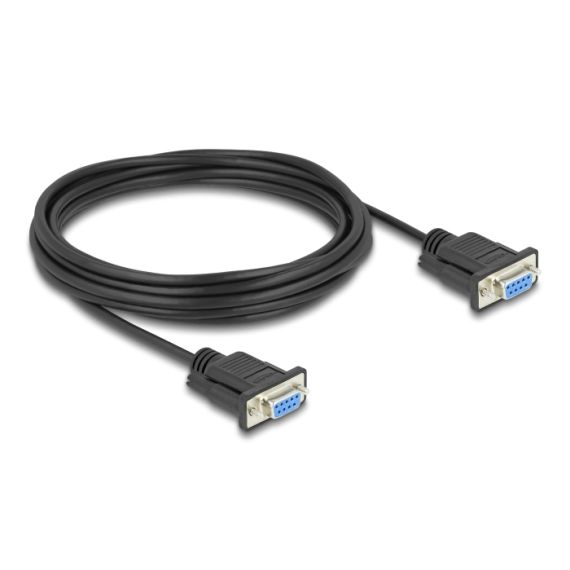 Delock / Serial cable / DB-9 (F) to DB-9 (F) / 5 m / supp | 86826