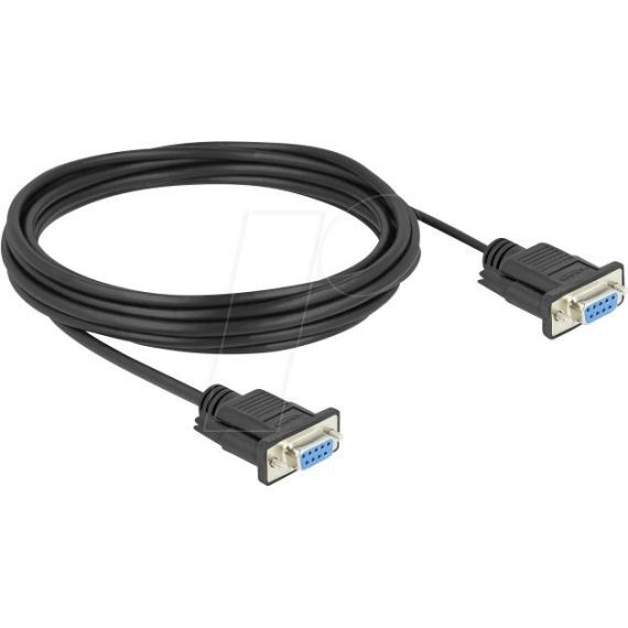Delock / Serial cable / DB-9 (F) to DB-9 (F) / 5 m / supp | 86826
