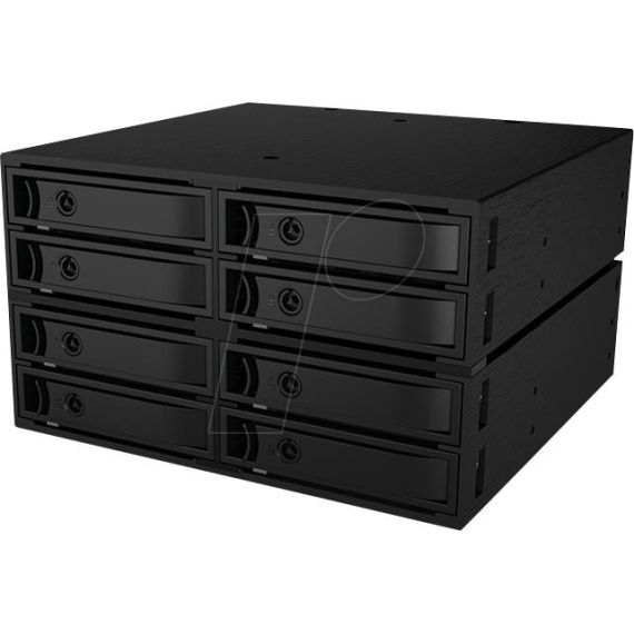 ICY BOX IB-2281SAS-12G / Storage drive cage / 2.5" / black