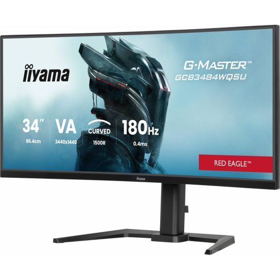 Iiyama monitor 34" Red Eagle UWQHD Curved GCB3484WQSUB1