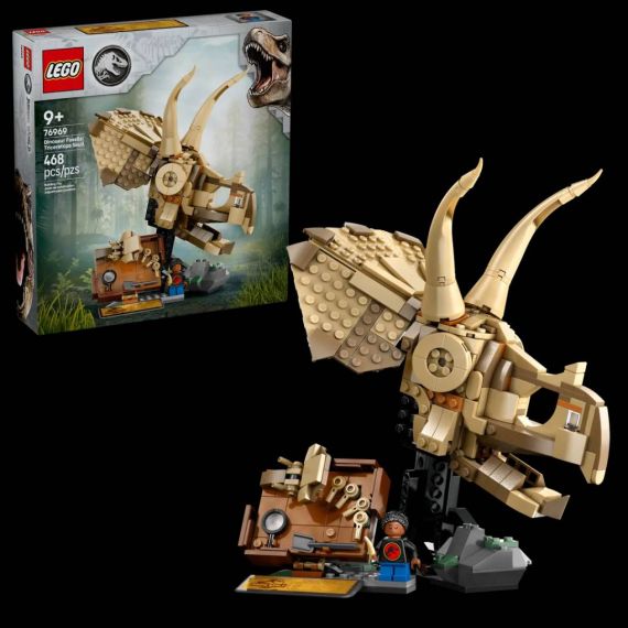 LEGO Jurassic World Dinosaur Fossils: Triceratops Skull 76969