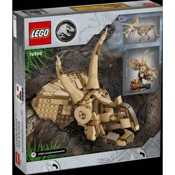 LEGO Jurassic World Dinosaur Fossils: Triceratops Skull 76969
