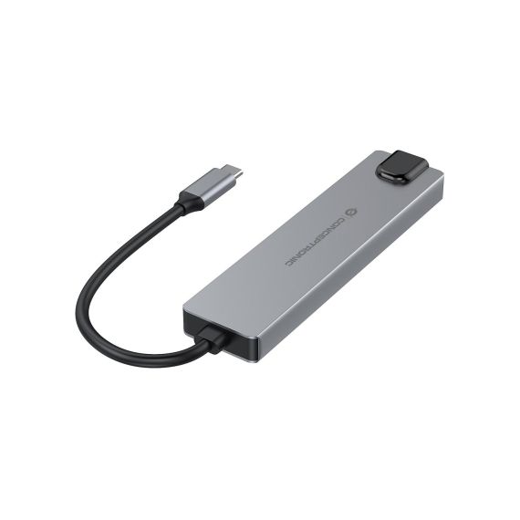 Conceptronic DONN29G 6-in-1 USB 3.2 Gen 2 Docking Station, 4K60Hz