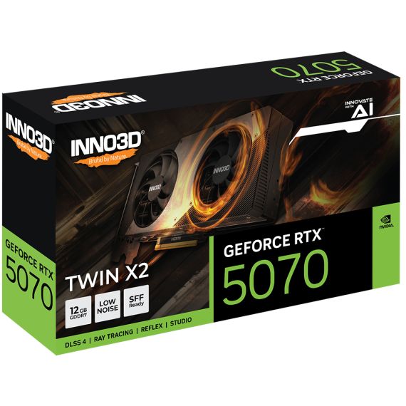 Inno3D Geforce RTX 5070 TWIN X2 / Graphics  | N50702-12D7-195064N