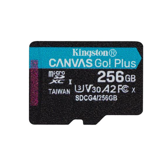 Kingston Technology 256GB microSDXC Canvas Go Plu | SDCG4/256GBSP
