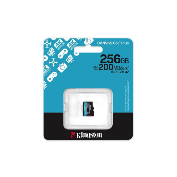 Kingston Technology 256GB microSDXC Canvas Go Plu | SDCG4/256GBSP