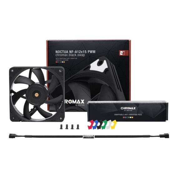 Noctua chromax NF-A12x15 PWM.black.swap / | NF-A12x15 PWM CH.BK.S