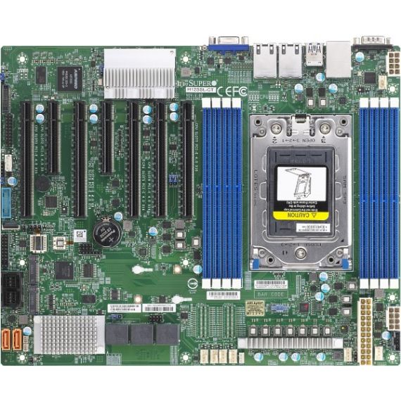 SUPERMICRO H12SSL-CT / Motherboard / ATX / Sock | MBD-H12SSL-CT-B