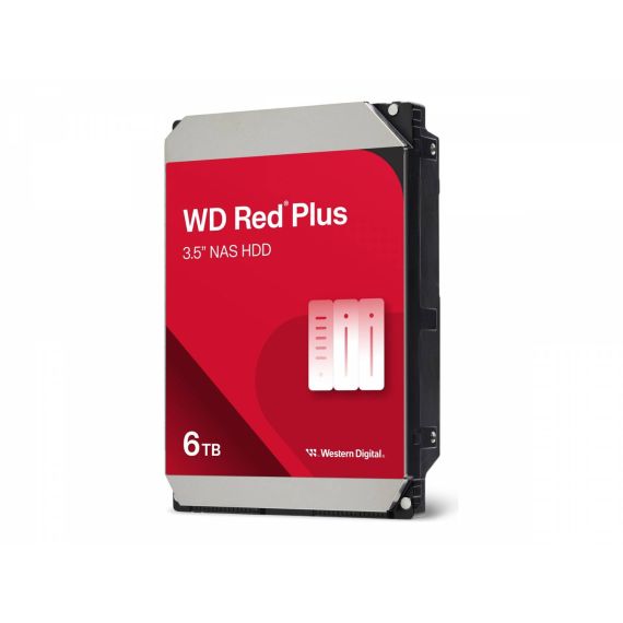 WD Red Plus WD60EFPX Hard drive 6 TB internal 3.5 WD60EFPX