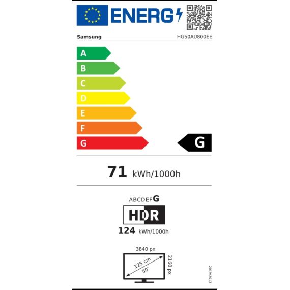 Samsung 09:HG50AU800EEXEN