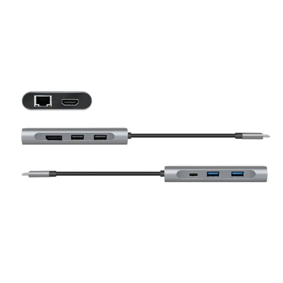 LogiLink UA0382, Wired, USB 3.2 Gen 1 (3.1 Gen 1) Type-C, 100 W,