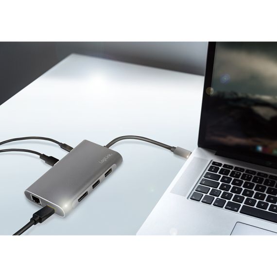 LogiLink UA0382, Wired, USB 3.2 Gen 1 (3.1 Gen 1) Type-C, 100 W,