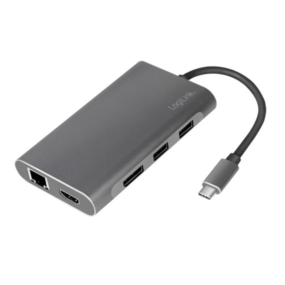 LogiLink UA0382, Wired, USB 3.2 Gen 1 (3.1 Gen 1) Type-C, 100 W,