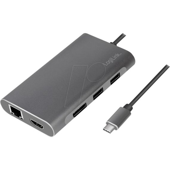 LogiLink UA0382, Wired, USB 3.2 Gen 1 (3.1 Gen 1) Type-C, 100 W,