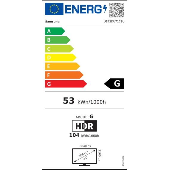 Samsung 09:UE43DU7172UXXH