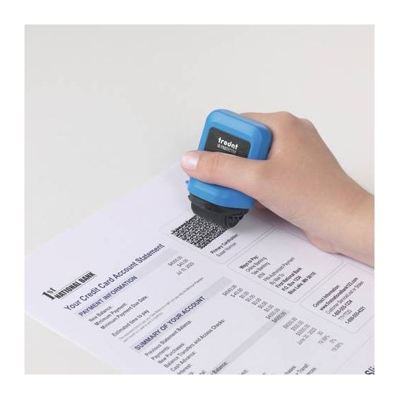 Trodat ID Protector Ink Roller Inkl. 3 Refill Inks Blac 199524