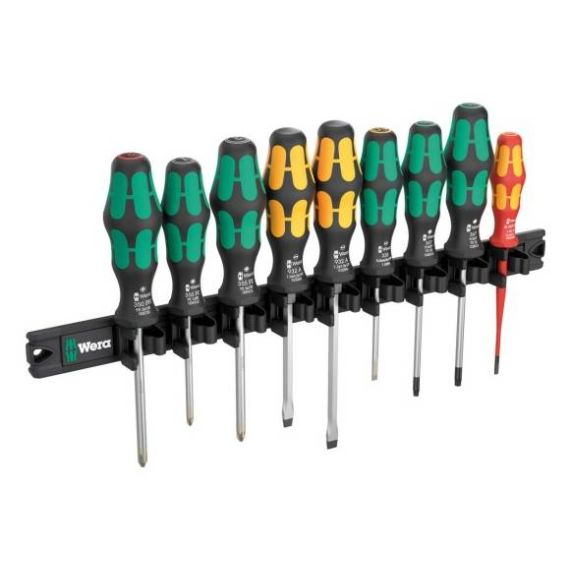 Wera 9650 Magnetic rail Kraftform screwdriver set, 9 pieces 05051012001