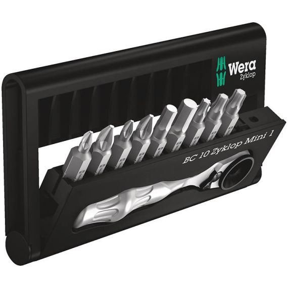 Wera BitCheck 10 Zyklop Mini 1 Ratcheting 05073645001