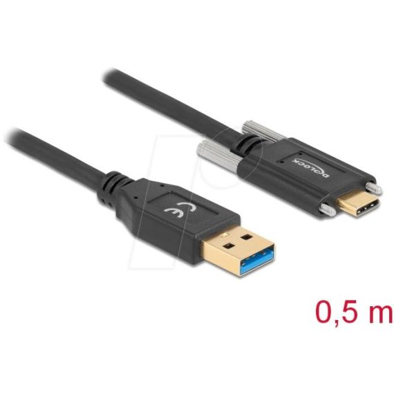 Delock / USB cable / 24 pin USB-C (M) to 24 pin USB-C (M) | 84007