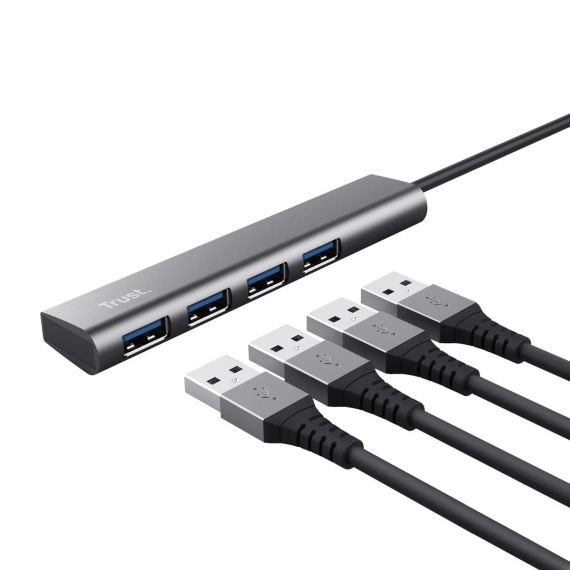 Trust Halyx / Hub / USB-C / 4 x USB 3.2 Gen 1 / desktop | 24948