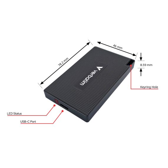Verbatim Metal Mini / SSD / 512 GB / external (portable)  | 32030